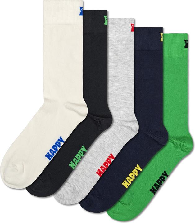 Happy Socks Solid Socks (5er Pack, 41 - 46)