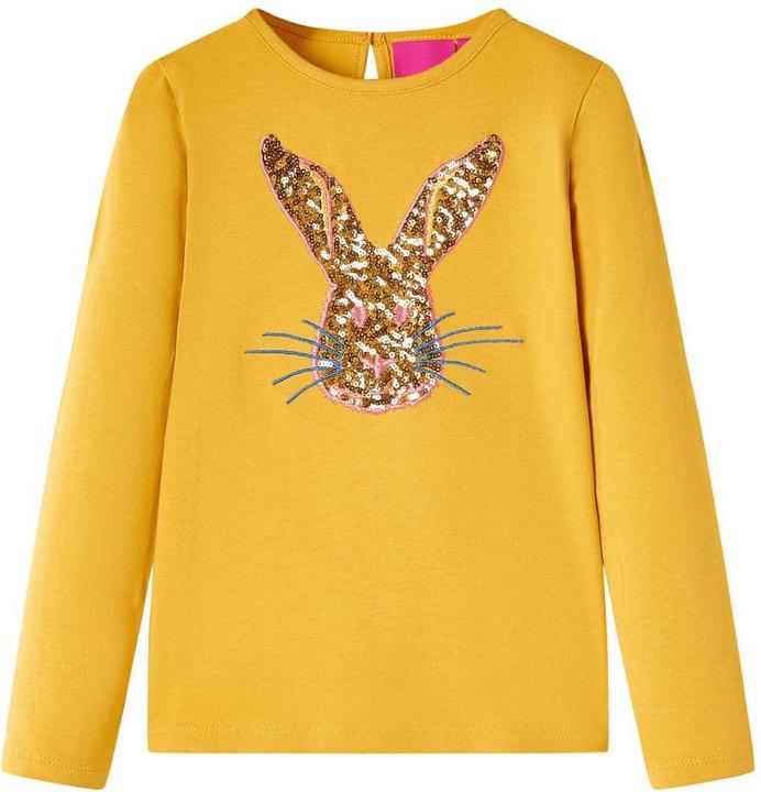 Immagine prodotto VidaXL Camicia da bambino a maniche lunghe ocra 116, materiale: 95% cotone. 5 (116)