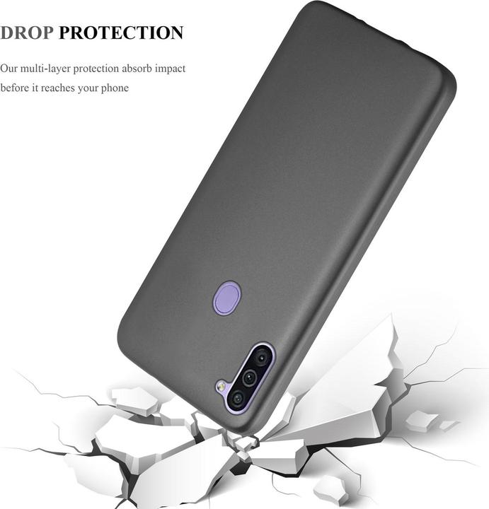 Image du produit Cadorabo Couverture métallique mate TPU (Samsung Galaxy M11, Samsung Galaxy A11)