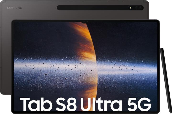 Produktbild Samsung Galaxy Tab S8 Ultra (5G, 14.60", 512 GB, Graphite)