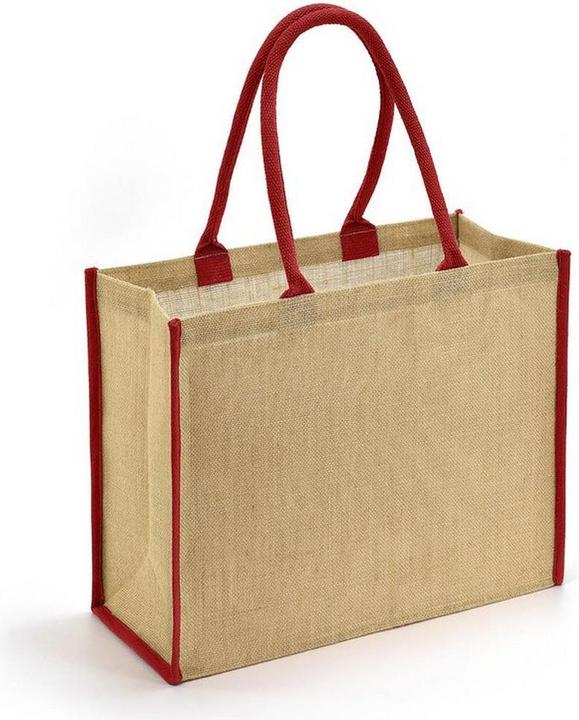 Image du produit Universal Textiles Filet à provisions Avec bandes contrastées Jute (26 l)