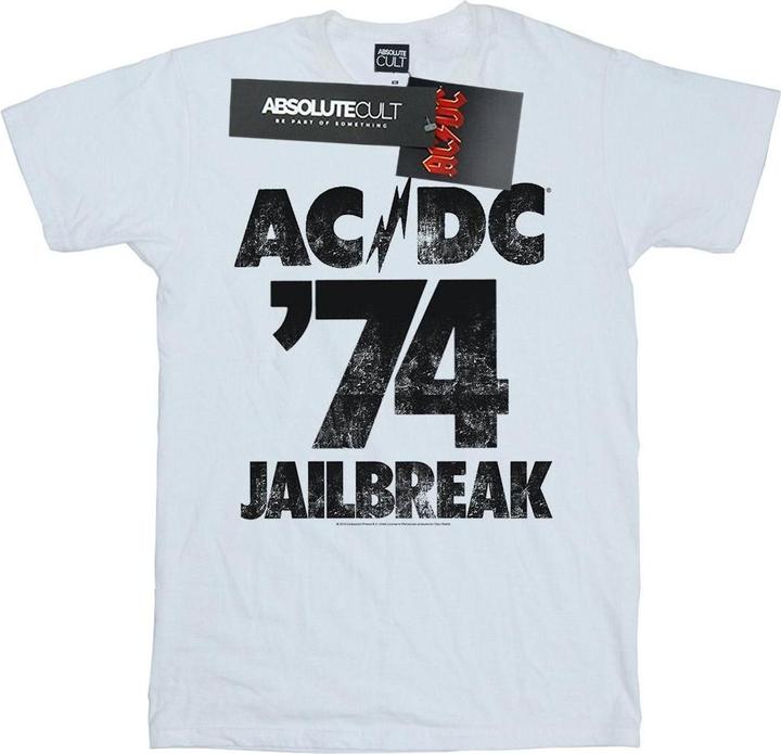 AC/DC Jailbreak 74 Baumwolle Boyfriend TShirt