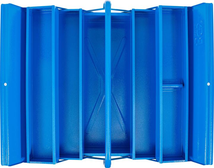 Actual product image BGS Metal tool box | empty | 530 x 200 x 200 mm | 5 compartments