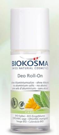 Produktbild Biokosma Deo Roll on Salb Ringe BIO 50ml (Roll-on, 50 ml)