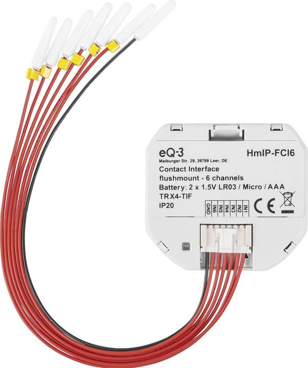 Produktbild EQ-3 Kontakt-Schnittstelle 6-fach (Schaltaktor)