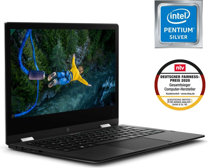 Actual product image Medion Akoya E3223 Convertible 13.3" Full HD TOUCH, Intel Pentium N5030, 8GB RAM, 256 GB SSD, Windows 11... (13.30", Intel Pentium N5030, 8 GB, 256 GB, DE)