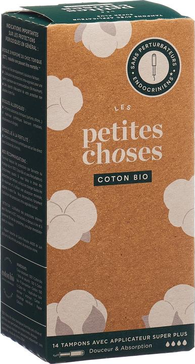 Les Petites Choses Tampons mit Applikator super plus Bio (14 x)