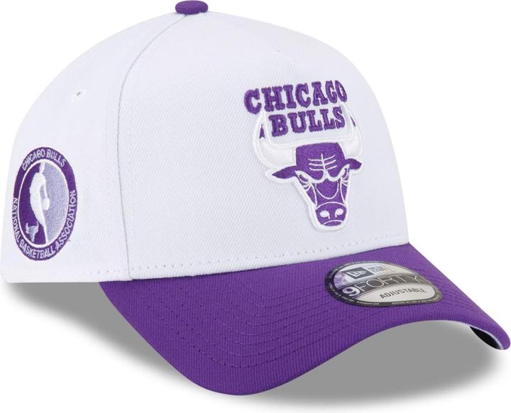 Produktbild New Era 9Forty A-Frame Snapback Cap - Chicago Bulls Weiss