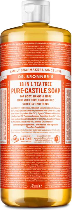 Produktbild Dr. Bronner's Pure Castile Liquid Soap Tea tree 945 ml (945 ml)