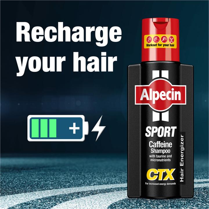 Immagine prodotto Alpecin Sport Caffeine Shampoo CTX Cream (250 ml, Shampoo liquido)