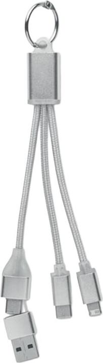 Produktbild MidOcean Schlüsselanhänger Ladekabel 4in1 (0.17 m)