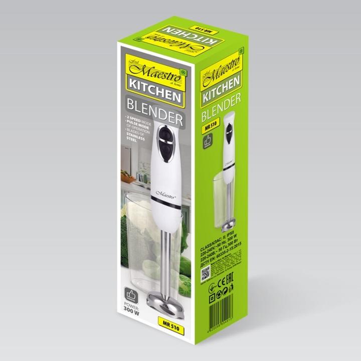 Actual product image Maestro MR510 Blender Cooking Blender Black White 300 W (EU plug)