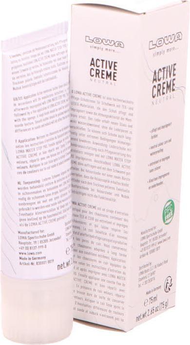 Nährwerte und Zutaten Lowa Active Cream Neutral 75 ml (1 x, 75 ml)