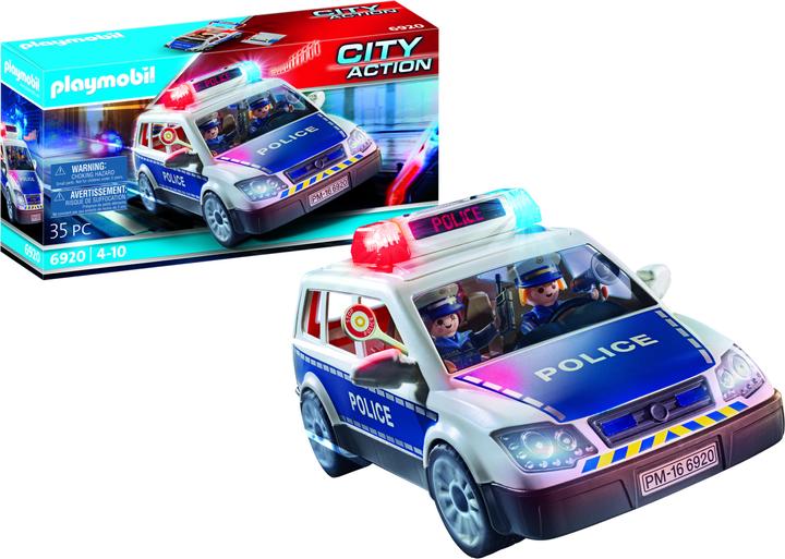 Immagine prodotto Playmobil Auto di pattuglia della polizia (6920, Playmobil Città d'azione)