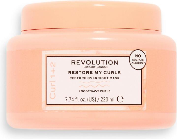 Produktbild Revolution Haircare Curl 1+2 Restore My Curls Restore Overnight Mask (220 ml)
