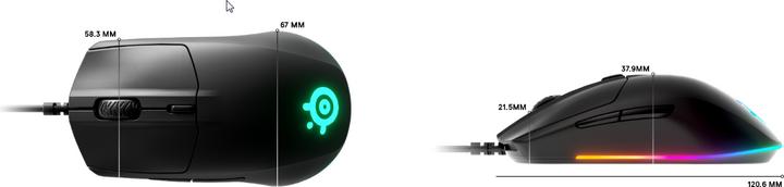 Actual product image SteelSeries Rival 3 (Cable)