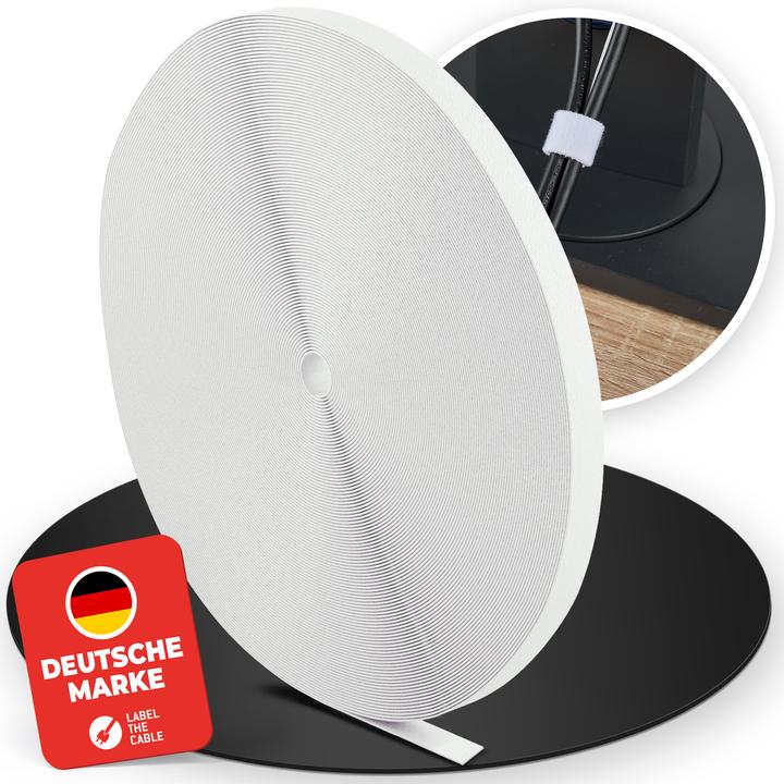 Actual product image Label-the-cable Velcro tape roll ROLL STRAP (16 mm)
