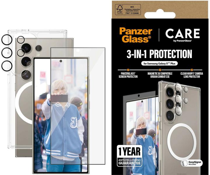 Produktbild PanzerGlass CARE by ® Flagship 3-in-1 Set Samsung Galaxy S 2025 Ultra (1 Stück, Samsung Galaxy S25 Ultra)