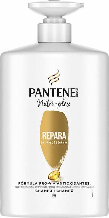 Pantene Hair Shampoo Repairs and Protects Nutri Pro-V with Pro-V Formula Antioxidants for Dry and Damaged Ha (1000 ml, Flüssiges Shampoo)