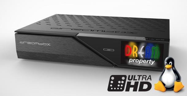 Produktbild Dreambox DM 900 ultra HD (2x DVB-C/T2 (Twin), CI-Schacht)