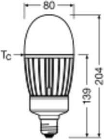 Actual product image Ledvance HQL LED P 5400LM 41W 827 E27 (E27, 41 W, 5400 lm, 1 x, E)
