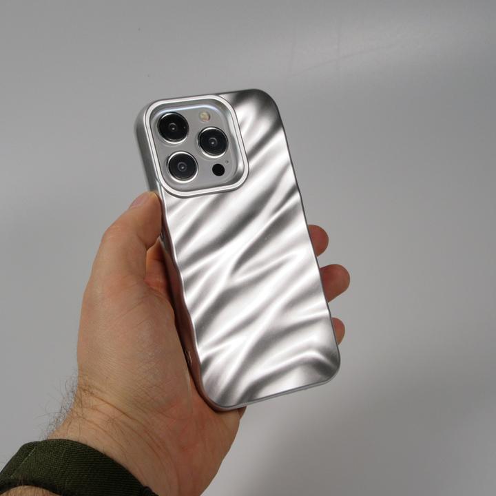 Produktbild PhoneLook Hülle Silikon mit 3D Wellenform matt (Apple iPhone 15 Pro Max)