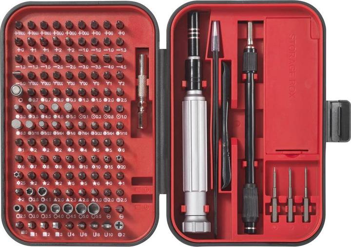 Image du produit Toolcraft TO-9407052 Jeu d'embouts de vissage 150 pièces Phillips, Pozi (3x PH, 2xPH1, 2x 6 mm, 2x PH2)