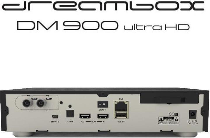 Dreambox DM 900 ultra HD (2x DVB-C/T2 (Twin), CI Shaft)