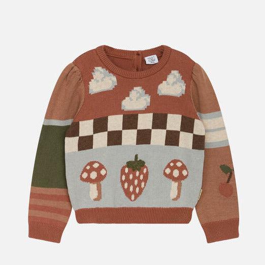Produktbild Hust and Claire Pullover Pippa gestreift Café Rose (92)