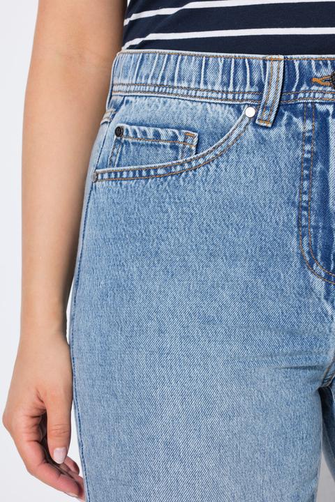 Produktbild Ulla Popken Mom-Jeans, schmaler Saum, Lyocellmix-Denim (62)