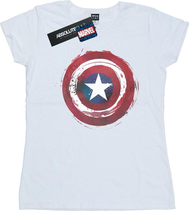 Captain America Splatter Shield TShirt