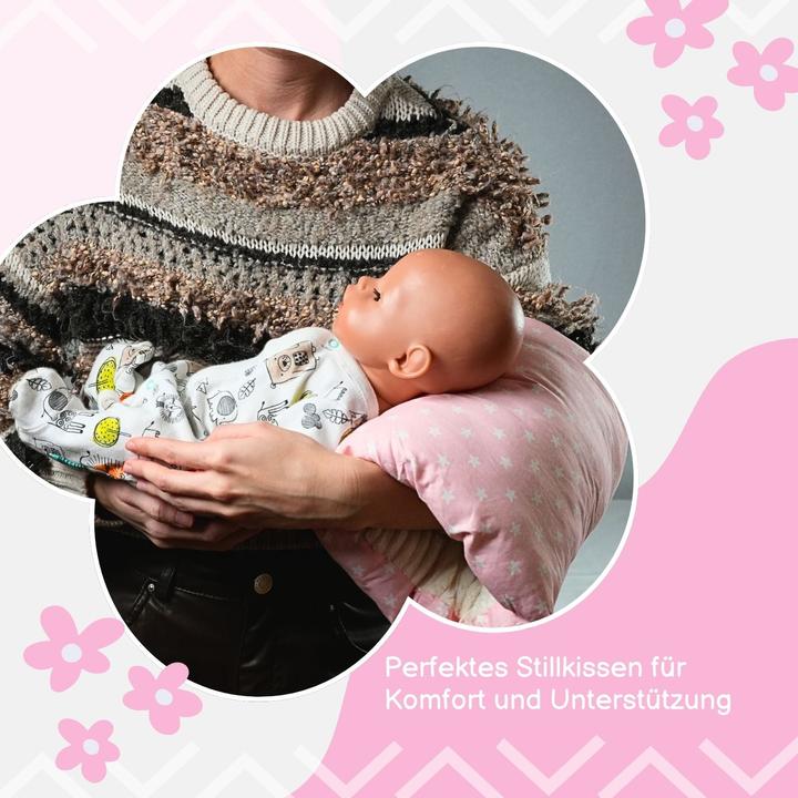 Actual product image Hermex Baby-Stillkissen Lagerungskissen Arm-Stützkissen Lagerungsrolle Entlastungspolster (26.50 cm)