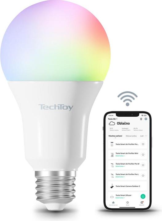 Immagine prodotto Tesla E27 RGB 3szt. (E27, 11 W, 1050 lm, 3 x, F)