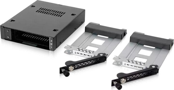 Produktbild Icy Dock MB492SKL-B 3.5in Case 2.5in HDD oder SSD SAS SATAIII fuer industrielle Systeme mit Staubschutzkla...