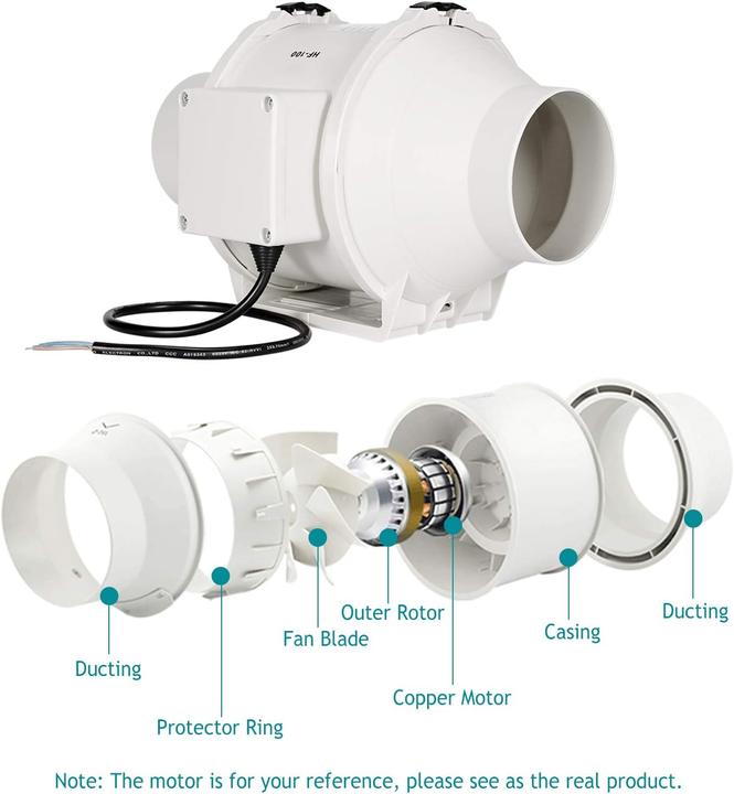 Produktbild HG Power Abluftventilator 150mm
