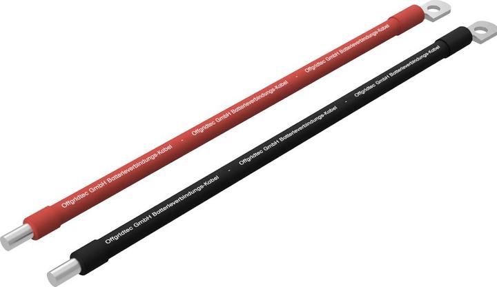 Actual product image Offgridtec ® 1m battery cable 16mm² M8 terminal to screw terminal connection