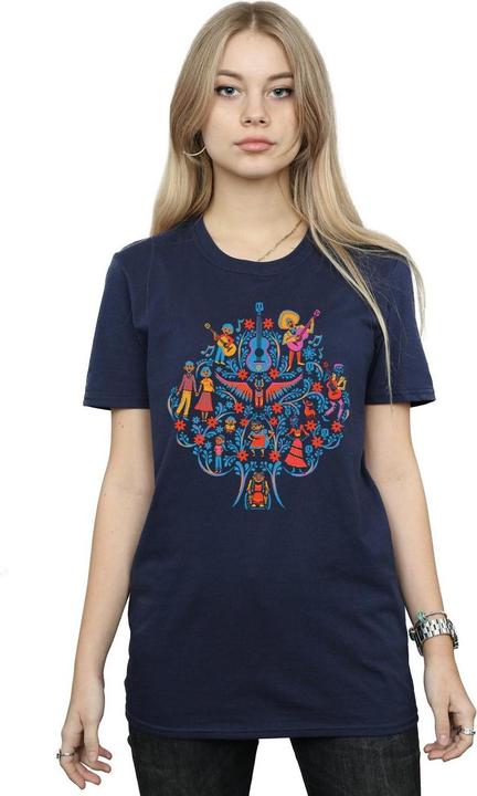 Immagine prodotto Disney Coco Tree Pattern Maglietta Ampia Donna (S)
