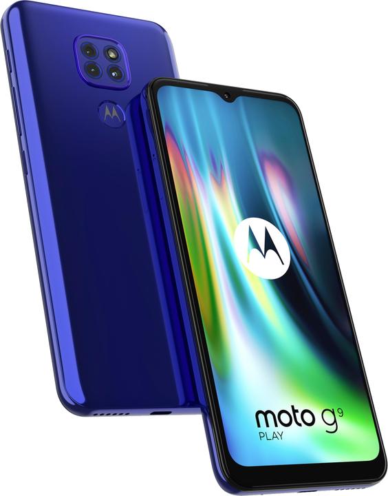 Image du produit Motorola Moto G9 Play (64 Go, Sapphire Blue, 6.50", Double SIM, 48 Mpx, 4G)
