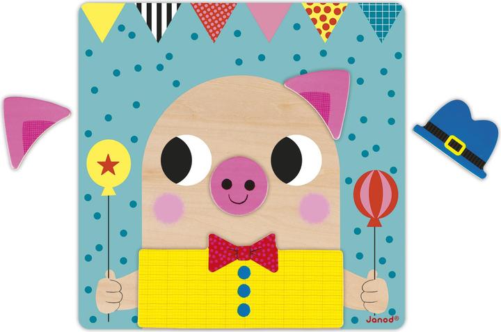 Actual product image Janod Magnetic educational game
