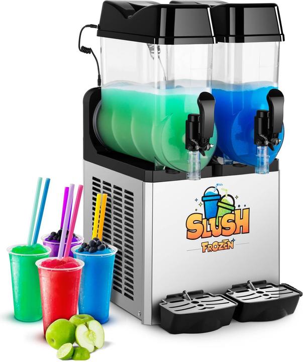 Actual product image Royal Catering Slush Machine - 2 x 12 Litres - LED