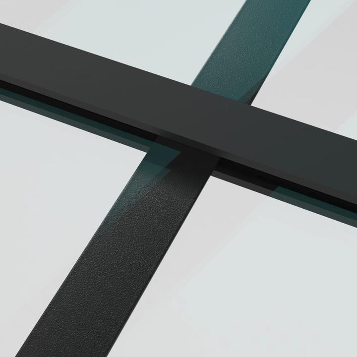 Produktbild Diverse Hardware Schiebetür Aluminium und ESG Glas 102,5x205 cm Schwarz