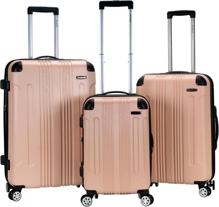 Immagine prodotto Rockland London 3-teiliges Hartschalenkoffer-Set (93.60 l, Bagaglio a mano (fino a 50 litri), M (50 - 90l), L (90 - 115l))