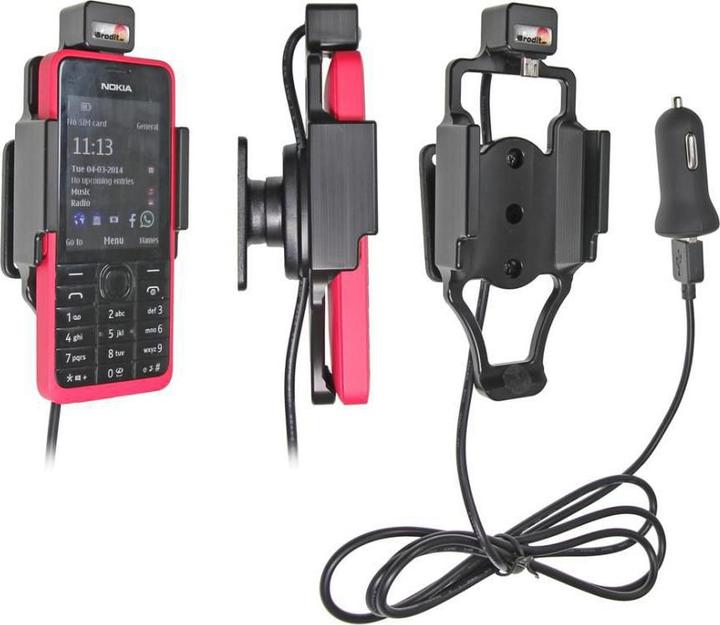 Produktbild Brodit Aktiv Halterung mit USB für Nokia 301