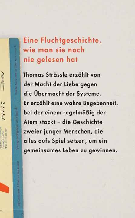 Strässle:Fluchtnovelle (Allemand, Thomas Strässle, 2024)