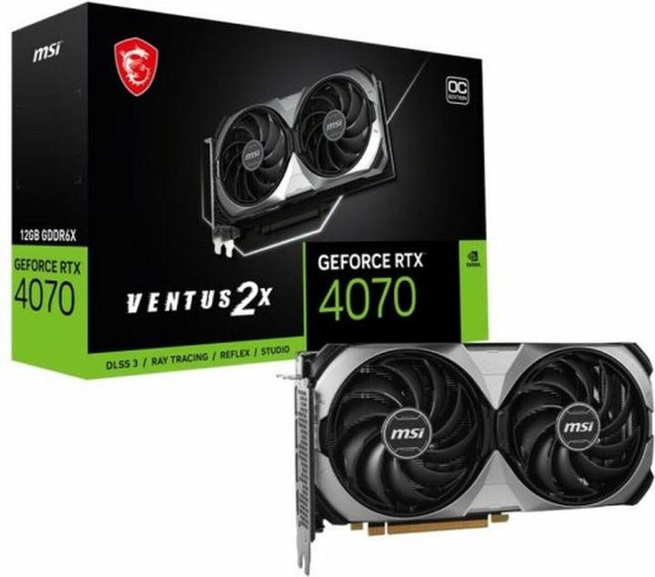 Produktbild MSI VGA RTX4070 12GB Ventus 2X E OC (12 GB)