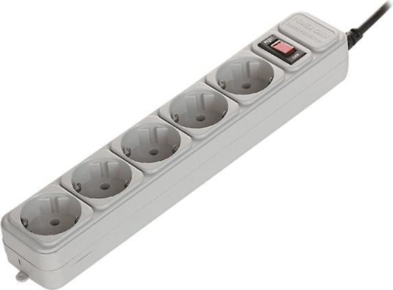 Actual product image Gembird SPG3-B-6C power extension 5 AC outlet(s) (5 x, 1.80 m)