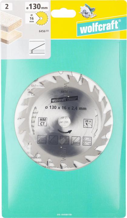 Actual product image wolfcraft wolfcraft 1 Kreissägeblatt HM, 24 Zähne ø160mm