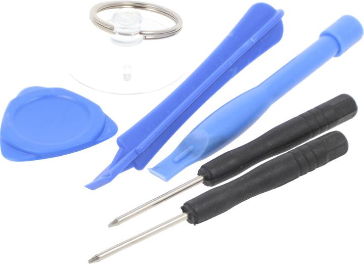 Actual product image AccuCell Werkzeug Set 4fach passend für iPhone 4, 4S, 5, 5C, 5S für Akku Wechsel (Tool, 5S, iphone 4)