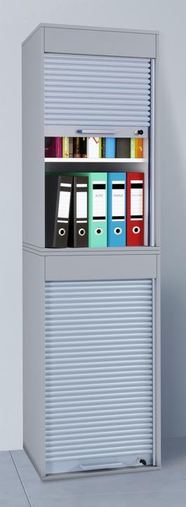 Immagine prodotto VCM Armadio per ufficio Armadio per archiviazione Armadio per tapparelle Legno "Aktos XL (50 x 40 x 186 cm)