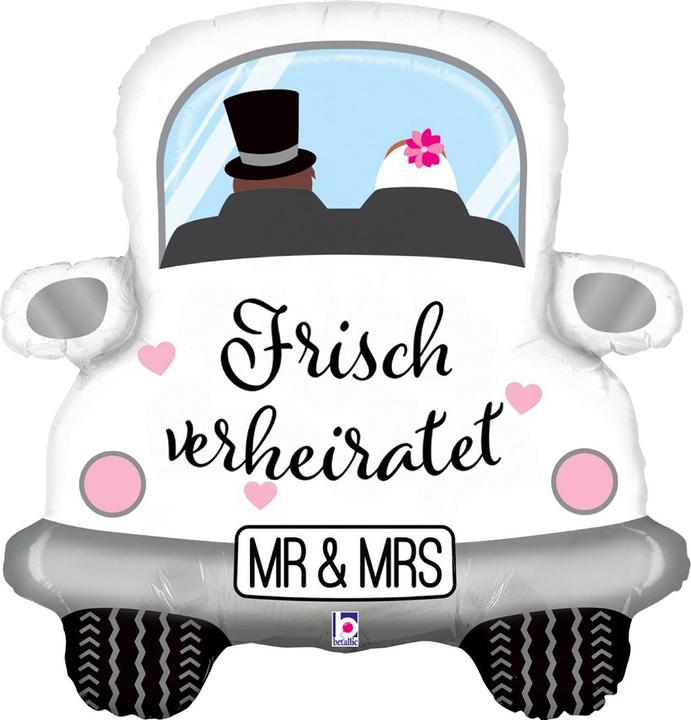 Produktbild Grabo Balloons Ballon Alu - Voiture Frisch Verheiratet (79cm) (1 x)